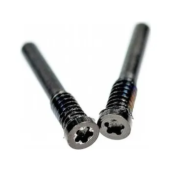 Pentalobe náhradní šroubky pro Apple iPhone XS Max - 2 kusy - černá