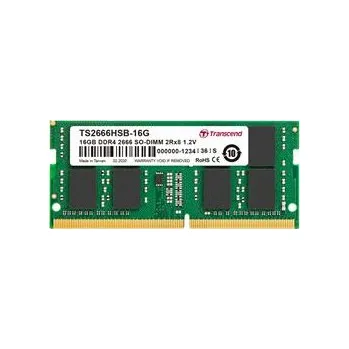 Operační paměť Transcend paměť 16GB SODIMM DDR4 2666 2Rx8 1Gx8 CL19 1.2V