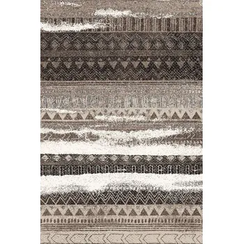 Koberec JUTEX Kusový koberec Lunar 4309A brown/beige BARVA: Hnědá, ROZMĚR: 60x110 cm