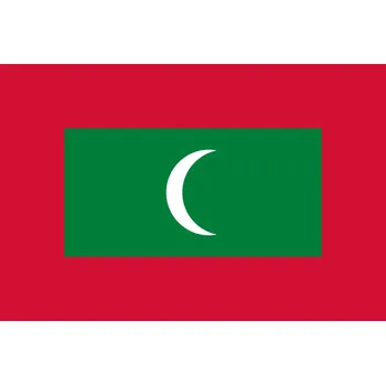 Vlajka Maledivy vlaječka - 11 x 16 cm - nasunutí, zavěšení