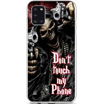 Pouzdro na mobilní telefon Kryt Samsung A31 silikon Smrťák (obal neboli pouzdro na Samsung A31)