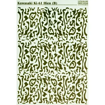 Plastikový model Print Scale 1/72 Camo Kawasaki Ki-61 Hien B (wet decals)