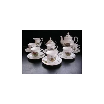 Čajová souprava Leander Loučky Myslivecká čajová souprava Mary Anne 363 15 dílná