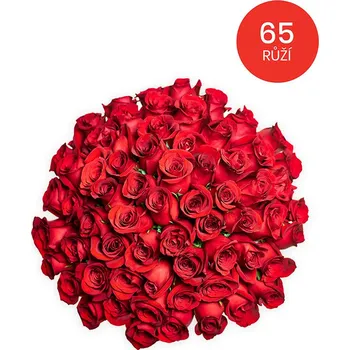 umělá květina Rozvoz květin - 65 RŮŽÍ 60cm