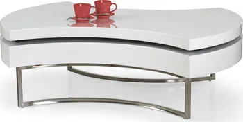 konferenční stolek Halmar Aurea 115 x 80 x 38 cm bílý