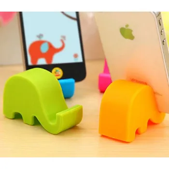 Stylový stojánek na mobilní telefon, velmi malý a skladný - modrý