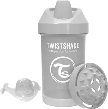 Kojenecká láhev TWISTSHAKE Láhev pro batolata 300ml 8+m Pastelově šedá