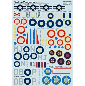 Plastikový model Print Scale 1/72 Vultee A-31 Vengeance (wet decals)