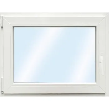 Okno Plastové okno jednokřídlé RC2 VSG ARON Basic bílé 900 x 850 mm DIN levé