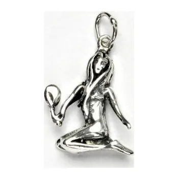 Přívěsek Stříbrný přívěsek, znamení panna, přívěšek ze stříbra, stříbro, 1,30 g