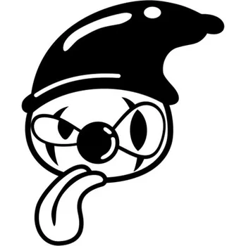 Samolepicí dekorace na vozidlo Samolepka klauník na auto a motorku, tuning nálepka (5127)