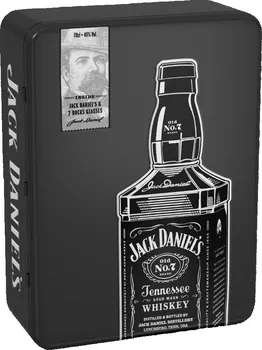 Whisky Jack Daniel's 0,7 l 40 % + 2x sklo plechový box