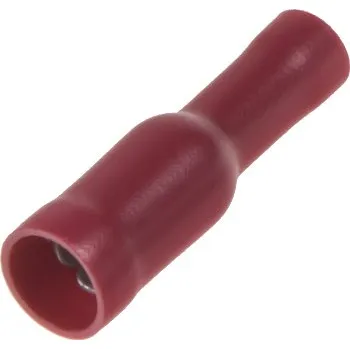 Příslušenství pro autorádio Objímka kruhová 4,0 mm červená, 100 ks - 4000901