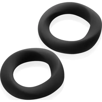 Návlek na penis SADA EREKČNÍCH KROUŽKŮ DVA SILNÉ RINGY SEX OBRUČE – 75744431