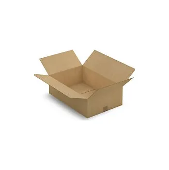 Obalový materiál Kartonová krabice 590x390x180mm, hnědá, klopová,třívrstvá vlnitá lepenka (3VVL) | RAJA - Balení po 20 ks