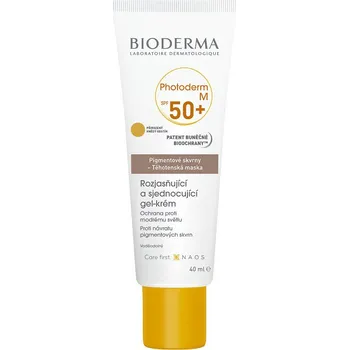 Přípravek na opalování Bioderma Photoderm M ochranný tónovací krém proti pigmentovým skvrnám SPF50+ 40 ml