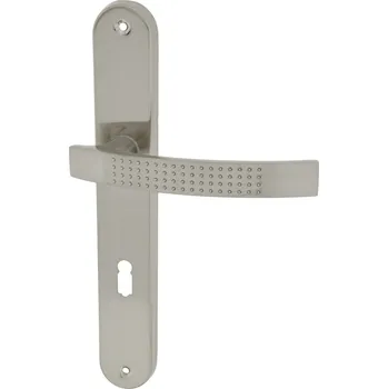 Alub Astro nikl satina - dveřní štítové kování 72 mm