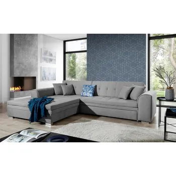 Sedací souprava Rozkládací rohová sedačka ATOS šedá