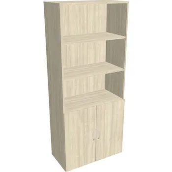 Kancelářský vozík HOBIS skříň policová dvéřová - D 5 80 03, akát + doprava zdarma