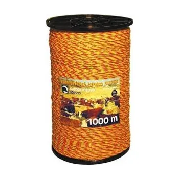 Krmivo pro hospodářské zvíře Maják ostaní Nirolanko Super 3mm pro ohradníky žlutooranžové 1000m