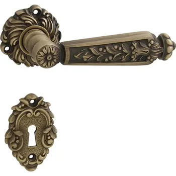 Dveřní kování klika LI - EPOCA - R Provedení: klika na eurookno, Povrch: PM - Patina matná 8584138111439