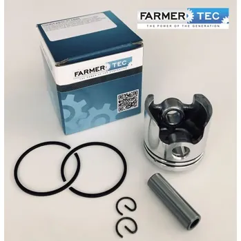 Píst motoru KOMPLETNÍ PÍST ČÍNSKÉ KŘOVINOŘEZY 43cc FARMERTEC