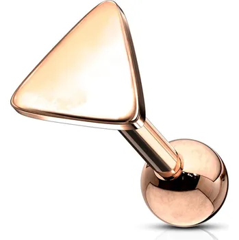 Piercing Šperky4U Cartilage piercing do ucha trojúhelník - CP1054-RD