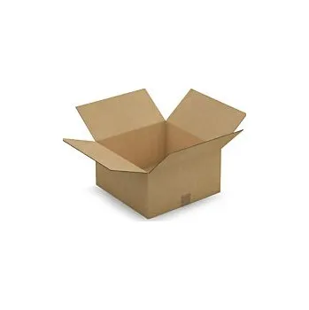 Obalový materiál Kartonová krabice 380x380x170mm, hnědá, klopová,pětivrstvá vlnitá lepenka (5VVL) | RAJA - Balení po 15 ks