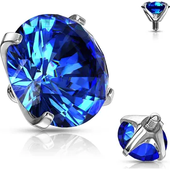 Piercing Šperky4U Microdermal závit 1,6 mm, rozměr 4 mm - MD01049-4B