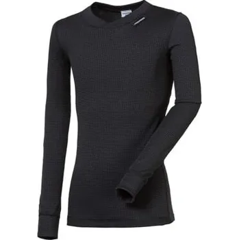 MS NDRD dětské funkční tričko dlouhý rukáv černá 116/122