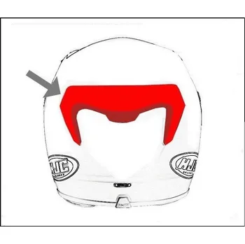 Auto-moto HJC ventilace F70 Zadní semi black