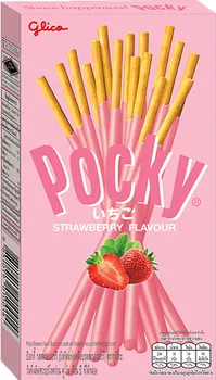 Čokoládová tyčinka Glico Pocky Strawberry Flavour 47 g
