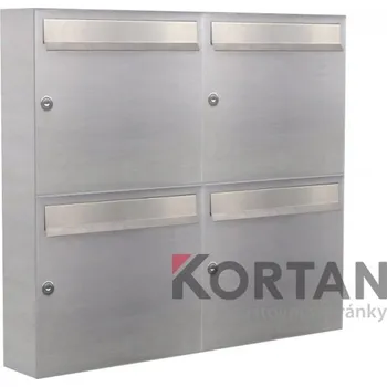 Poštovní schránka Poštovní schránka A-015 - na stěnu - NEREZ