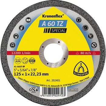 Řezný kotouč Řezací kotouč Klingspor A 46 TZ rovný - 230x1,9mm
