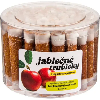 Potravina Natural Trutna Jablečné trubičky s jogurtovou polevou 450 g