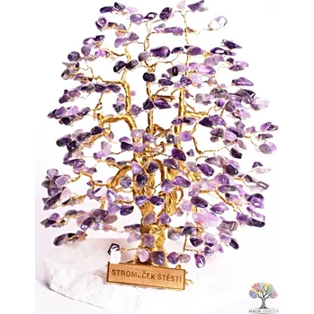 Drahý kámen Magieprirody.cz Ametyst stromeček štěstí 20 cm - A3 - #121