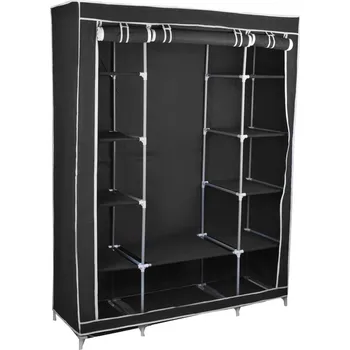 Šatní skříň ISO Dvojitá skříň na oblečení 175 x 135 x 44 cm