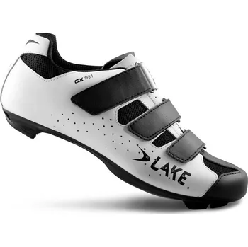 Pánské cyklistické tretry tretry LAKE CX161 bílo/černé vel.45