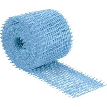 Jutový dekorační pásek světle modrý 3m/4cm