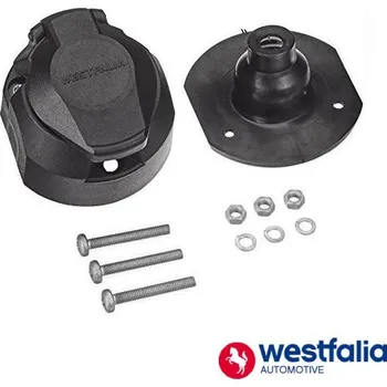 Zásuvka 13pin (DIN) s odpojením mlh. světla + podložka, WESTFALIA