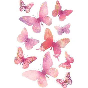 samolepka Anděl Samolepky na zeď motýli 42 x 24 cm