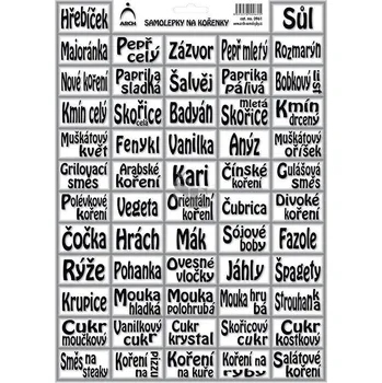 Samolepící etiketa Arch Zlín Art Deco 0961 1 arch 24 x 34 cm