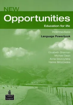 Anglický jazyk New Opportunities: Intermediate: Language Powerbook - Elizabeth Sharman and col. (2010, brožovaná) + CD