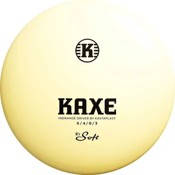 Disc golf Kastaplast K1 Soft Kaxe 173g Bílá/Žlutá