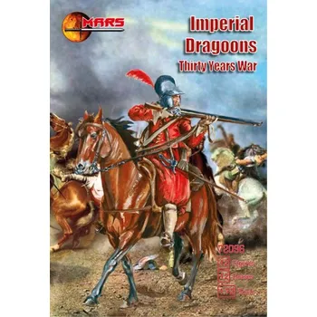 Plastikový model Mars Figures 1/72 Imperial dragoons, Thirty Years War