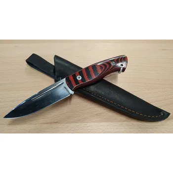 Pracovní nůž Kuznica Nazarova Pevný nůž s pouzdrem, střenka mikarta NK-37