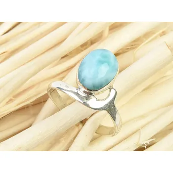 Prsten Prsten s oválným larimarem Ag 925/1000