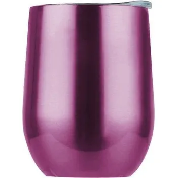 Nerezový termo pohárek - fialový
