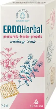 Přírodní produkt Angelini Pharma ErdoHerbal medový sirup 140 ml