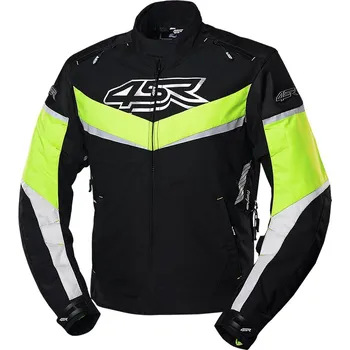 Moto bunda Textilní bunda 4SR YOUNG GUN Nitro Black-Yellow-White Velikost: 50